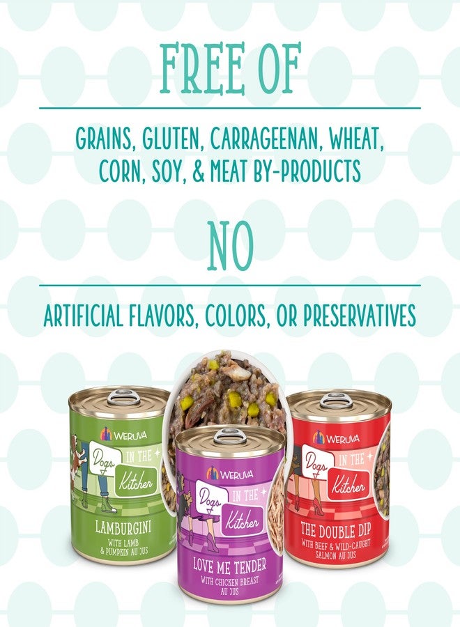 Weruva Dogs in The Kitchen, Variety Pack, Doggie Dinner Dance!, Wet Dog Food, 10oz Cans (Pack of 12) - Image 4